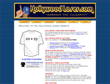 Tablet Screenshot of hollywoodloser.com